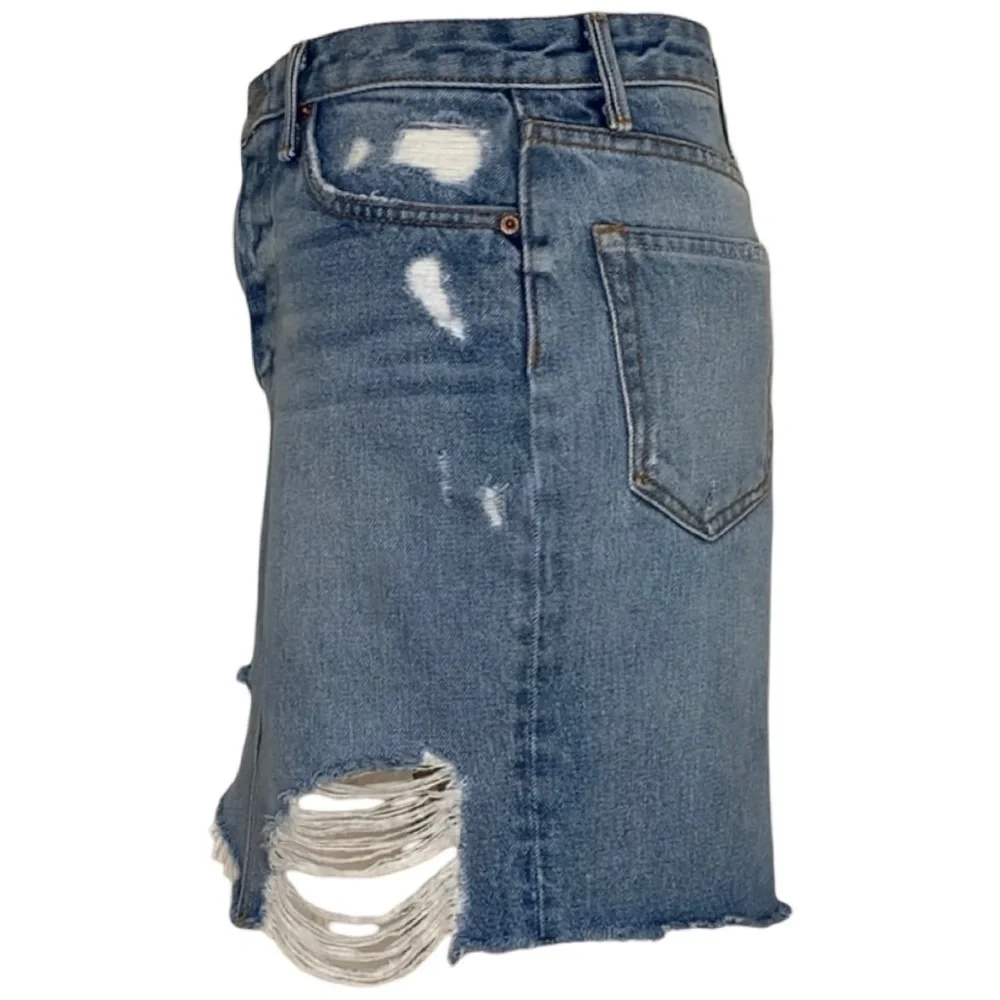 Revolve Grlfrnd Rhoda High Low Mini Skirt in Lava Bed Size 24